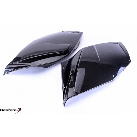 BMW K1200S Carbon Fiber Side Panels
