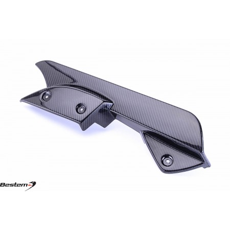 Can-Am Spyder RS Carbon Fiber Chain Guard Lower,  Twill