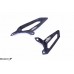 Ducati 899 959 1199 1299 Panigale 100% Carbon Fiber Heel Guard Foot Peg Plates