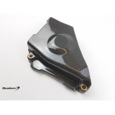 Ducati 749/999 Carbon Fiber Middle Belt Cover  With Brass Insert