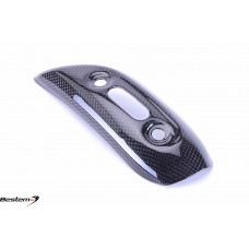 Ducati Monster 696 796 1100 3k Carbon Fiber Exhaust Collector Cover 100% Full Carbon