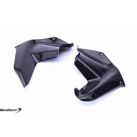 Ducati Multistrada 1200 2010-2013 Carbon Fiber Knee Fairing Inserts