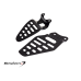 2006-2020 Yamaha R6 Carbon Fiber Heel Guard Foot Peg Mount Plates Plain Weave