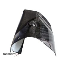 2017-2020 Yamaha R6 Carbon Fiber Exhaust Cover Plain Weave Pattern