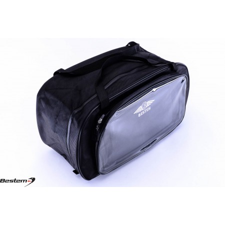 BMW K1200LT Top Box Case Trunk Liner Bag, Black with Clear Pocket
